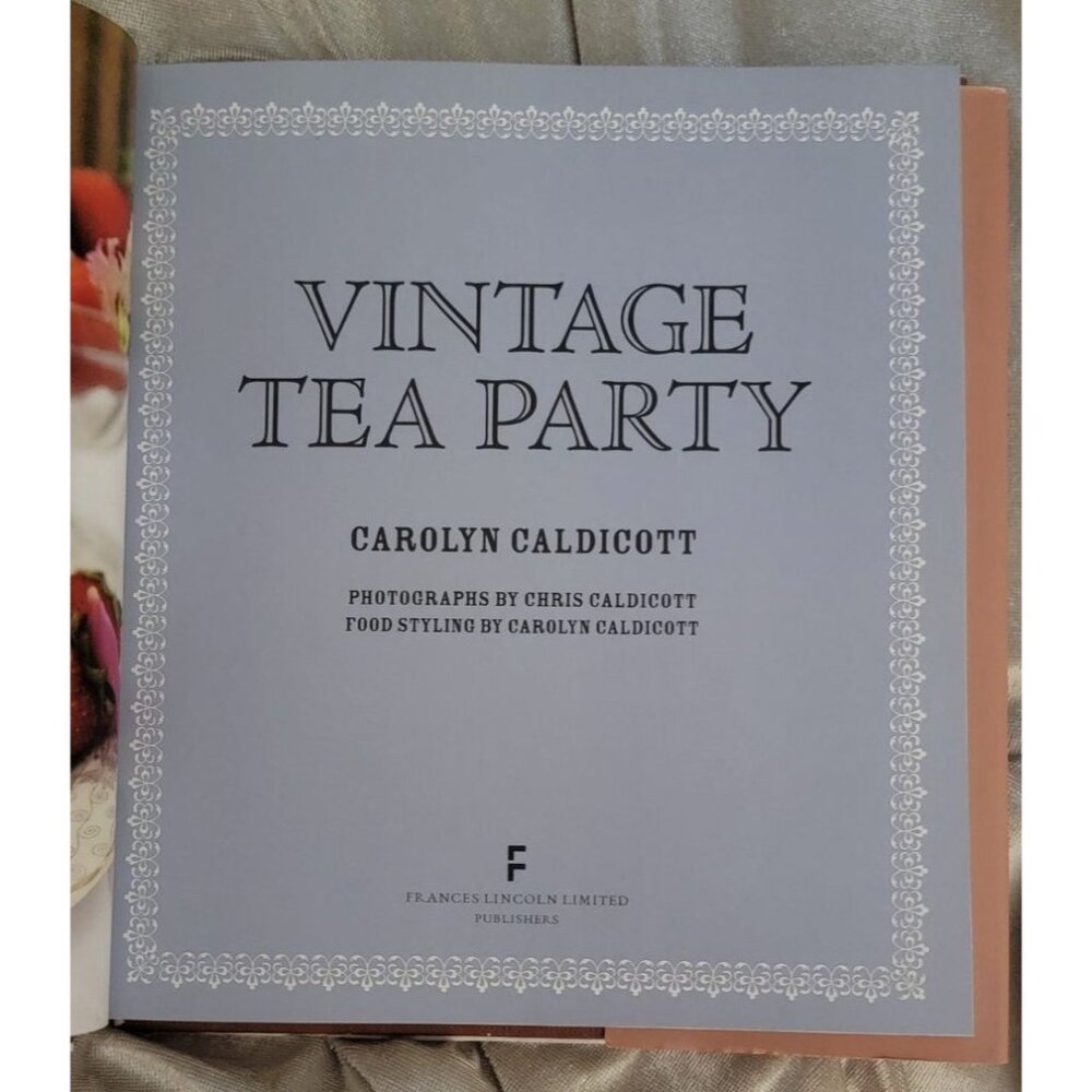 Vintage Tea Party Cookbook Hardcover | Carolyn Caldicott | Frances Lincoln | Tea - Picture 5 of 15